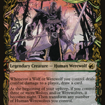 Tovolar, Dire Overlord // Tovolar, the Midnight Scourge (MID-311) - Innistrad: Midnight Hunt: (Showcase, Double Faced Transform)