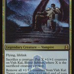 Vish Kal, Blood Arbiter (OVER-234) - Commander 2011 Launch Party Foil