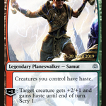 Samut, Tyrant Smasher (PRE-235S) - War of the Spark Promos Foil