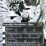 Kaya, Intangible Slayer (ONE-464) - Phyrexia: All Will Be One: (Showcase) (Borderless) Foil