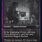 Ragged Recluse // Odious Witch (DBL-394) - Innistrad: Double Feature: (Double Faced Transform)