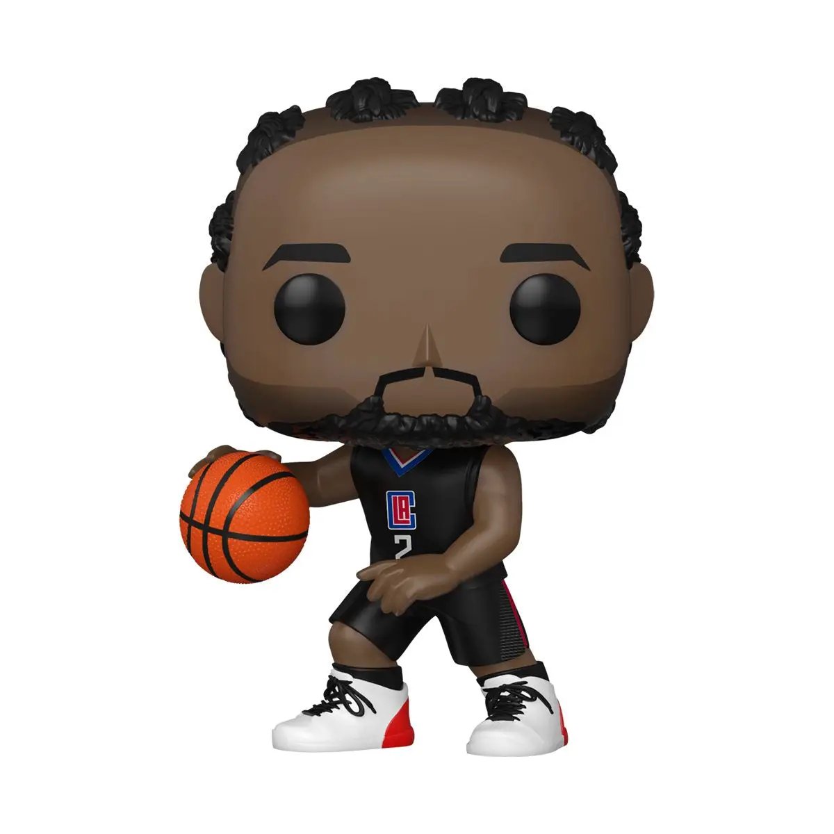 Pop! NBA LA Clippers Kawhi Leonard action figure from THE MIGHTY HOBBY SHOP, featuring his alternate jersey design.