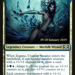 Zegana, Utopian Speaker (PRE-214S) - Ravnica Allegiance Promos Foil