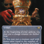 Aether Vial (2X2-391) - Double Masters 2022 (Borderless)