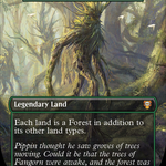 Yavimaya, Cradle of Growth (LTC-407) - Tales of Middle-earth Commander / Fangorn Forest (Borderless) Foil