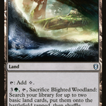 Blighted Woodland (CLB-881) - Commander Legends: Battle for Baldur's Gate
