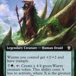 Baru, Wurmspeaker (DMC-076) - Dominaria United Commander: (Extended Art)