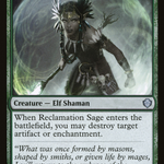 Reclamation Sage (SCD-205) - Starter Commander Decks