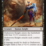 Oathsworn Knight (PPELD-98P) - Throne of Eldraine Promos
