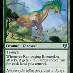 Rampaging Brontodon (CMM-315) - Commander Masters