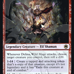 Delina, Wild Mage (AFR&-138A) - Adventures in the Forgotten Realms Promos Foil