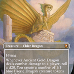 Ancient Gold Dragon (CLB-365) - Commander Legends: Battle for Baldur's Gate (Borderless)
