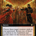 Sinister Waltz (VOC-068) - Crimson Vow Commander: (Extended Art)
