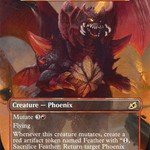 Everquill Phoenix (IKO-374) - Ikoria: Lair of Behemoths / Destoroyah, Perfect Lifeform (Borderless)