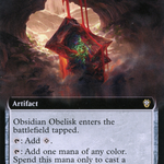 Obsidian Obelisk (DMC-094) - Dominaria United Commander: (Extended Art)