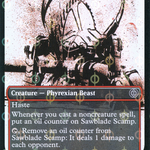 Sawblade Scamp (ONE-447) - Phyrexia: All Will Be One: (Showcase) Foil