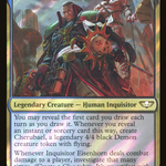 Inquisitor Eisenhorn (40K-127★) - Warhammer 40,000 Commander Foil
