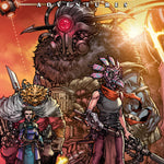 Book cover of 'Star Wars: The High Republic Adventures' with characters and creature illustration.
