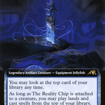 The Reality Chip (NEO-449) - Kamigawa: Neon Dynasty: (Extended Art)