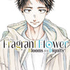 Manga book cover with a character and title 'The Fragrant Flower Blooms with Dignity' by Saka Mikami