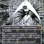 Elesh Norn, Mother of Machines (ONE-419) - Phyrexia: All Will Be One: (Showcase) (Borderless) Foil