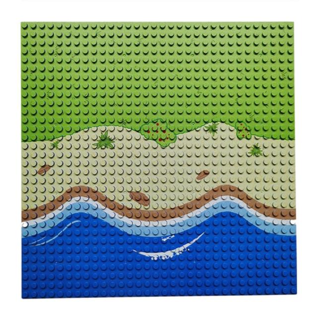 32x32 Base Plate - Shoreline 2 - Mil-Blox