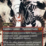 Urabrask the Hidden (MUL-153) - Multiverse Legends: (Showcase) (Borderless) Foil