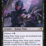 Biting-Palm Ninja (PPNEO-088) - Kamigawa: Neon Dynasty Promos