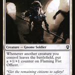 Flaming Fist Officer (CLB-019) - Commander Legends: Battle for Baldur's Gate