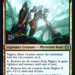 Migloz, Maze Crusher (PRE-210) - Phyrexia: All Will Be One Promos Foil