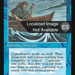 Water Elemental (4BB-115) - Fourth Edition Foreign Black Border