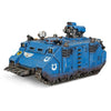 Space Marines Razorback model from THE MIGHTY HOBBY SHOP, detailed miniature vehicle with armor and weaponry, in a dynamic pose.