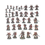 Red Corsairs Chaos Space Marines Lords of the Maelstrom battleforce figure from THE MIGHTY HOBBY SHOP, detailed model with chaos armor.