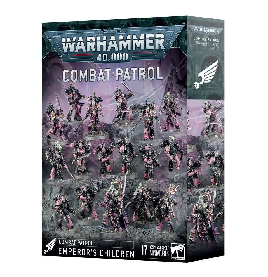 Miniature of Emperor's Children Space Marines from Combat Patrol set by THE MIGHTY HOBBY SHOP