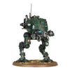 Warhammer 40,000 Astra Militarum Sentinel miniature with armored body, weaponry, and detailed military design from THE MIGHTY HOBBY SHOP