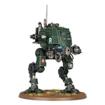 Warhammer 40,000 Astra Militarum Sentinel miniature with armored body, weaponry, and detailed military design from THE MIGHTY HOBBY SHOP