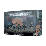 Warhammer 40,000 Tempestus Scions miniatures set by THE MIGHTY HOBBY SHOP with detailed soldier figures on display.