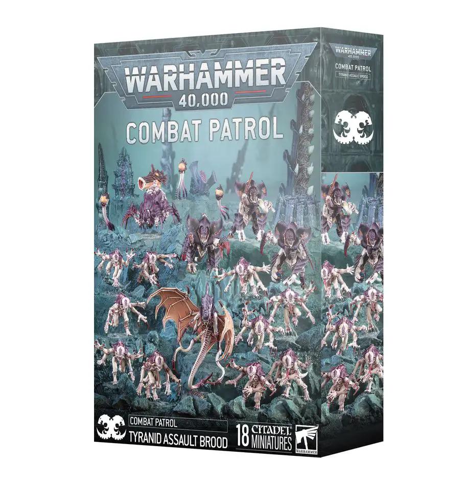 Tyranid Assault Brood miniatures from Combat Patrol set by THE MIGHTY HOBBY SHOP, featuring insectoid alien warriors.