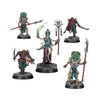 Warhammer Underworlds Thanatek's Tithe warband miniatures by THE MIGHTY HOBBY SHOP, detailed figures on a gaming board.