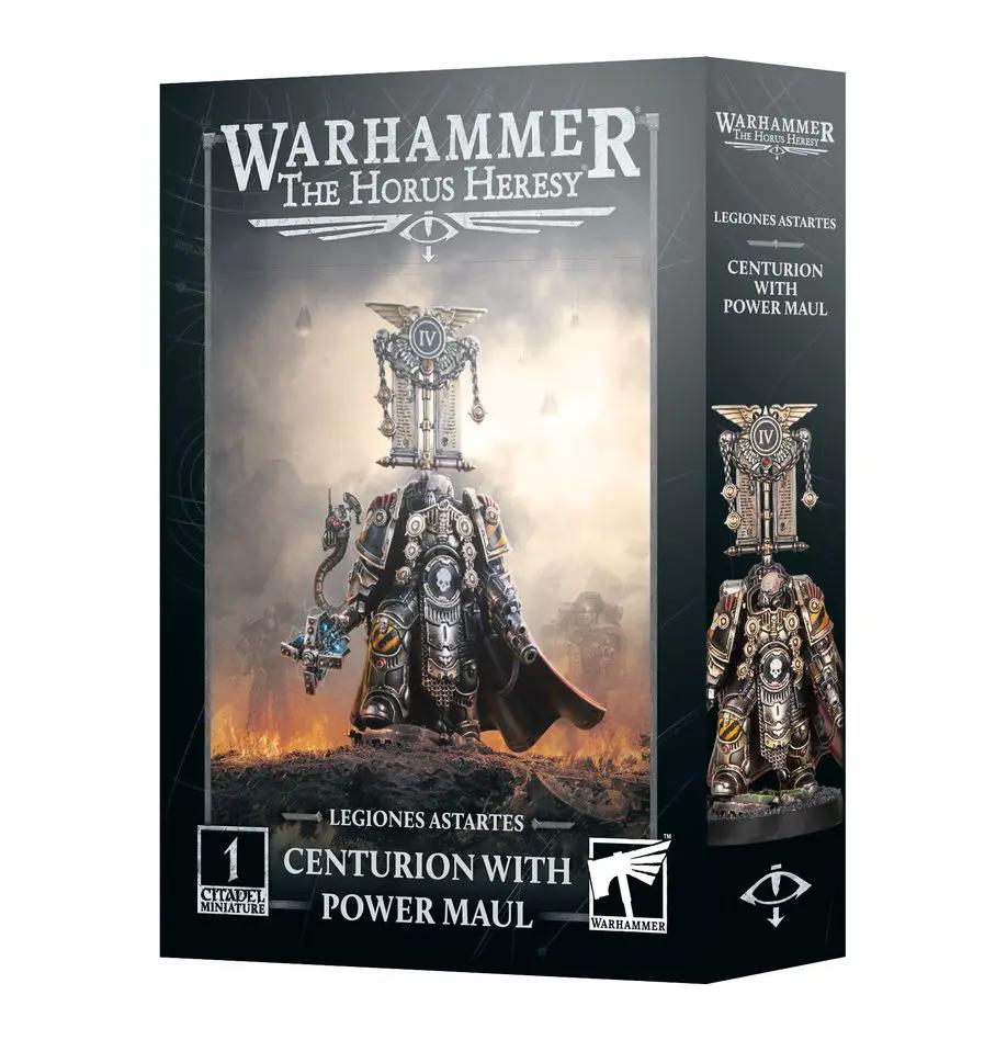 Horus Heresy Centurion figure wielding a Power Maul, detailed miniature for tabletop wargaming by THE MIGHTY HOBBY SHOP