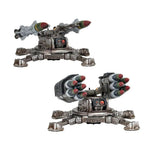 Tarantula Missile Battery model from THE MIGHTY HOBBY SHOP, featuring detailed missile launcher and military vehicle design.