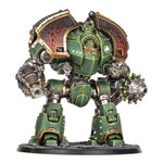 Saturnine Siege Dreadnought Ophion Configuration model from THE MIGHTY HOBBY SHOP, featuring detailed armor and weapon details.