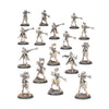Skitarii Battle-Pilgrym Corpus miniatures from Mechanicum by THE MIGHTY HOBBY SHOP, featuring robotic figures in detailed armor.