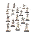 Skitarii Battle-Pilgrym Corpus miniatures from Mechanicum by THE MIGHTY HOBBY SHOP, featuring robotic figures in detailed armor.