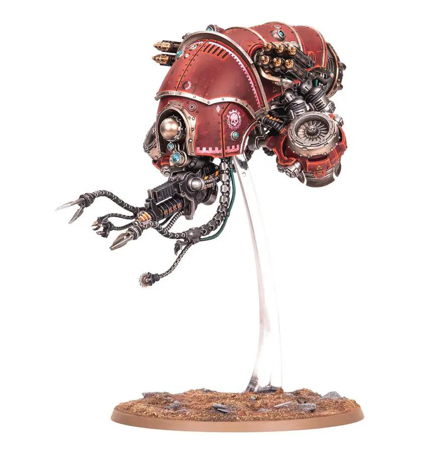 Vultarax Stratos-Automata from Mechanicum, detailed sci-fi robot model with mechanical armor and intricate design.