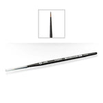 THE MIGHTY HOBBY SHOP S Layer Brush for model painting, featuring fine bristles and a sleek handle for detailed work.