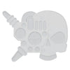 Servo-Skull Palette by THE MIGHTY HOBBY SHOP, featuring a detailed skull-shaped paint palette for miniature painting.