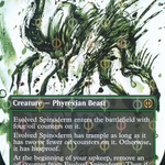 Evolved Spinoderm (ONE-452) - Phyrexia: All Will Be One: (Showcase) (Borderless) Foil
