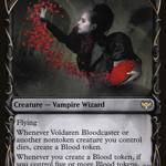 Voldaren Bloodcaster // Bloodbat Summoner (VOW-298) - Innistrad: Crimson Vow: (Showcase, Double Faced Transform)