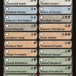 Innistrad Checklist (ISD-013) - Innistrad Tokens